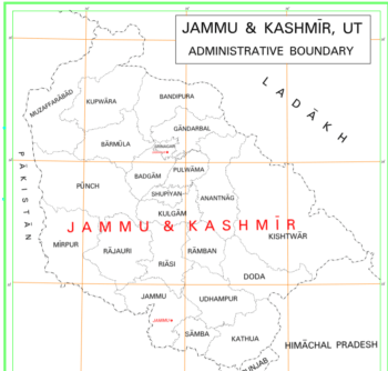 Maps Of Union Territories Of Jammu Kashmir And Ladakh Released